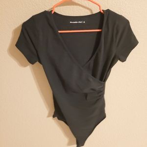 Black T-shirt Bodysuit - Abercrombie & Fitch- NWOT